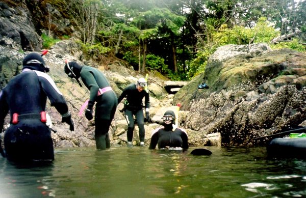 Students at Porteau Cove